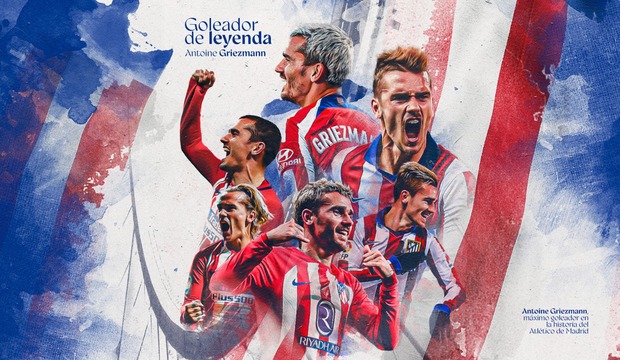 Antoine Griezmann, 174 goles hasta ahora como rojiblanco. ¡LEYENDA ATLÉTICA!