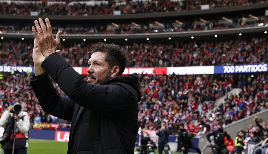 CHOLO SIMEONE, 700 PARTIDOS AL FRENTE DE LA NAVE ATLETICA. ¡¡¡GRACIAS CHOLO!!!
