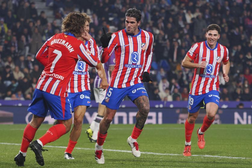 Rodrigo de Paul celebra su primer gol de la temporada.