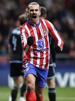 Antonine Griezmann, estelar un día más, celebra uno de sus goles. 