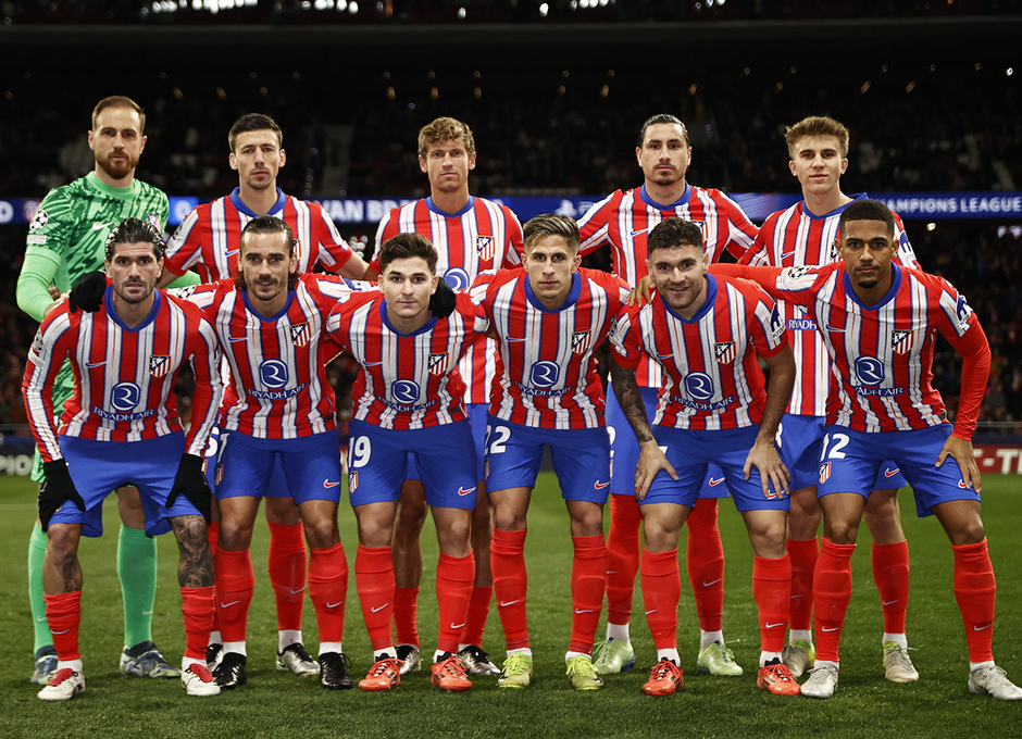 Equipo de Champions ante el Slovan de Bratislava.