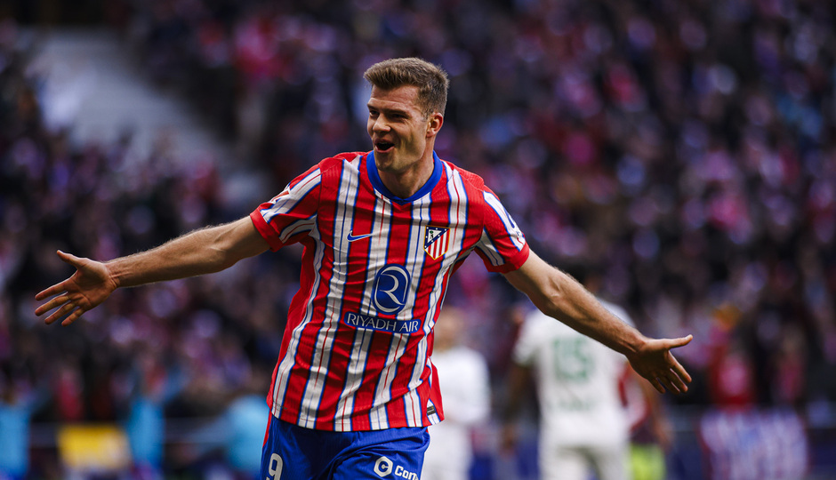 Sorloth celebra el que a la postre sería el gol decisivo del partido.