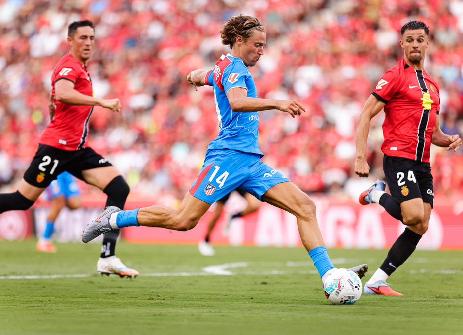 Marcos Llorente de nuevo excelente jugando más adelantado