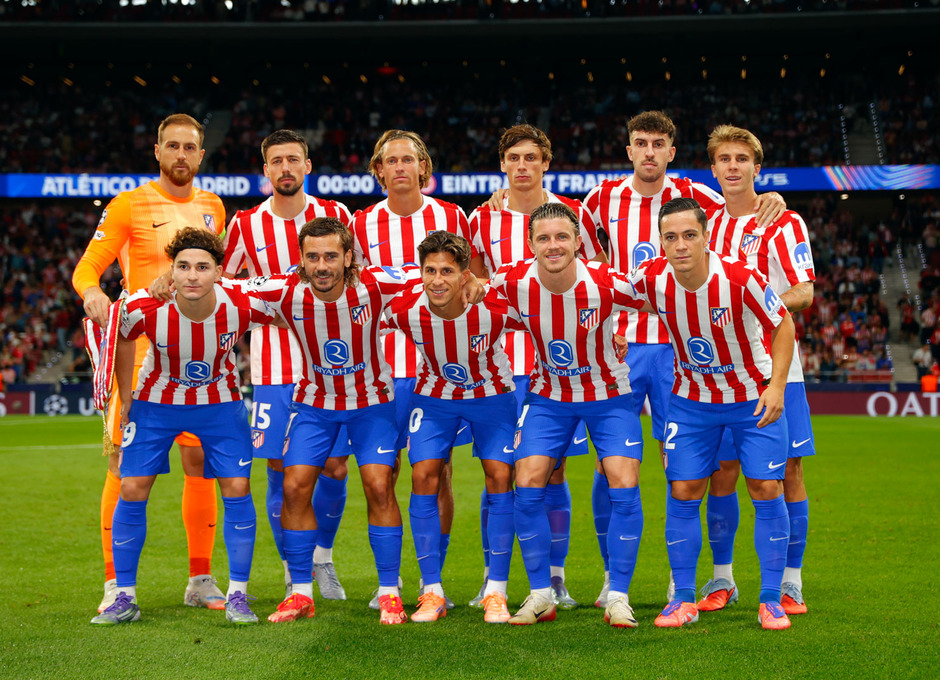 Once inicial del Atlético de Madrid en el Metropolitano para Champions League