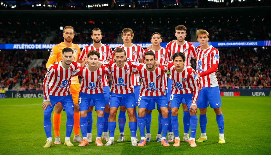 Once inicial del Atlético de Madrid