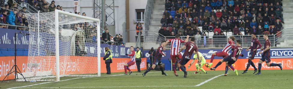 Golazo de Griezmann en Liga más de dos meses después tras una gran combinación con Gameiro 