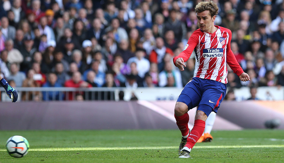 Griezmann marcó el gol del empate definitivo con este remate a la red.