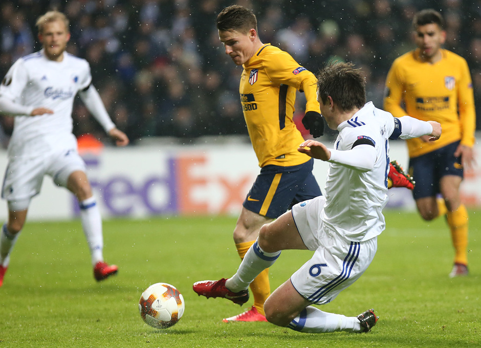 Gameiro marcó el 1-2 tras una excelente jugada de combinación en ataque. 