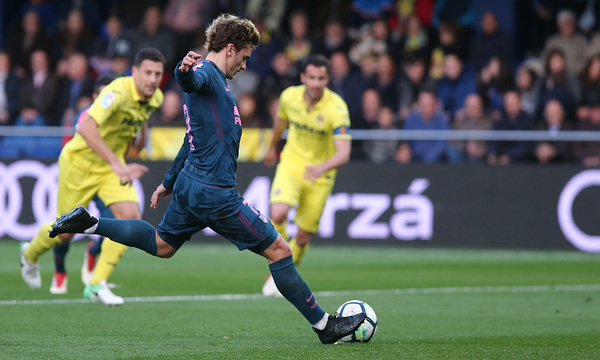 Grizmann transformó de esta forma el dudoso penalti que le habían hecho. 