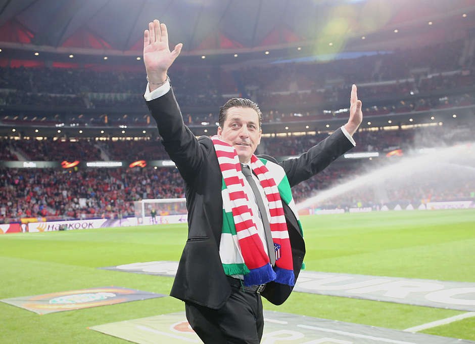 Paulo Futre pisó el Wanda Metropolitano por primera vez.