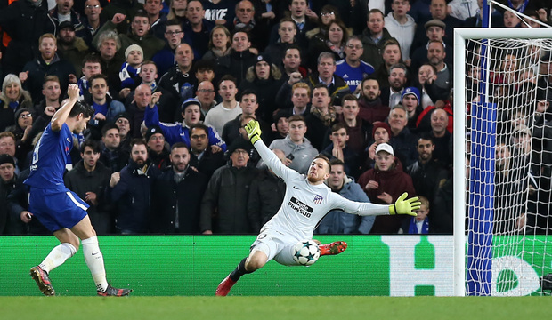Oblak estuvo espectacular una vez más, evitando la derrota en Stanford Bridge.