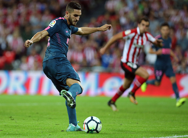 La magistral combinación Griezmannm, Koke, Correa abrió el marcador. 