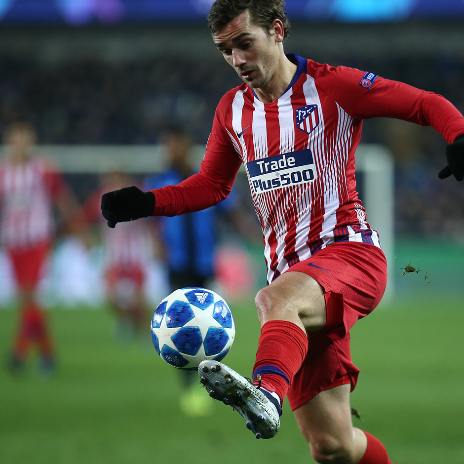 Griezmann no tuvo suerte de cara al gol. 