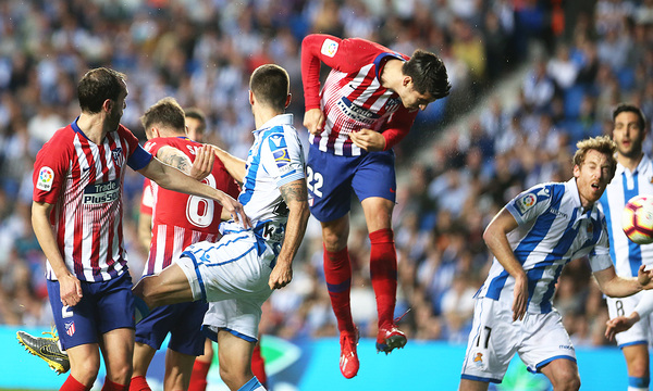 Segundo gol del partido, obra de nuevo de Morata de cabeza. 