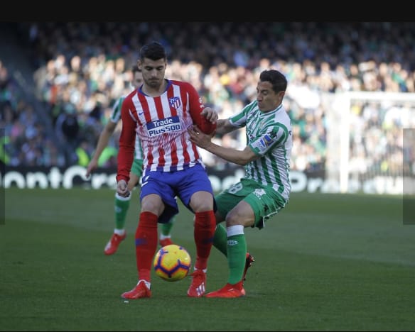 Morata debutó con el Atleti con buenas sensaciones a pesar de la derrota. 