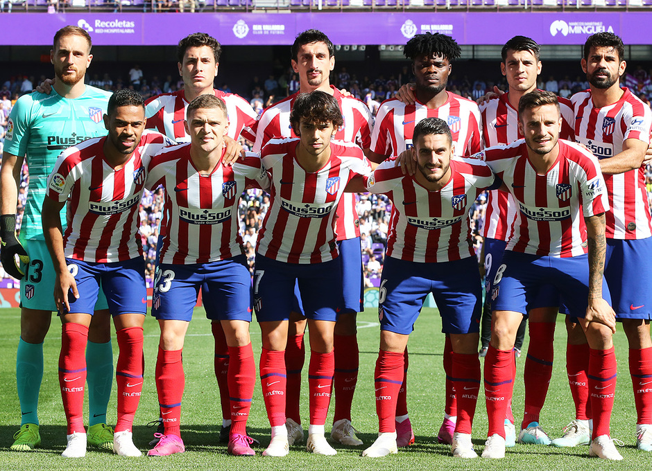 Equipo inicial que saltó al Nuevo José Zorrilla.