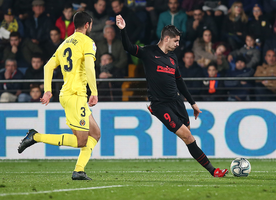 Morata, muy desdibujado todo el partido.