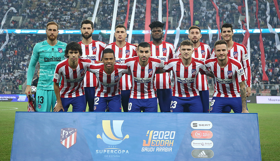 Equipo inicial que jugó la final en Yedda.