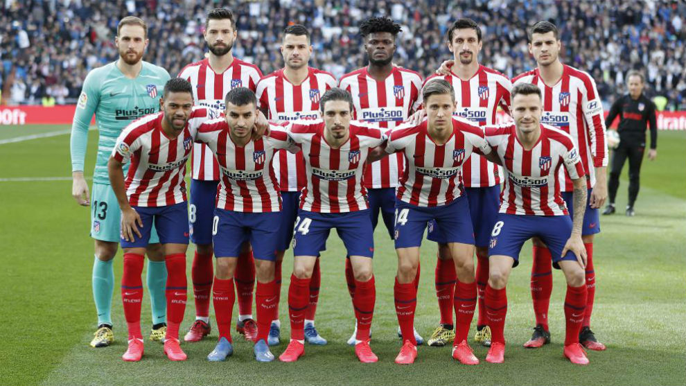 Equipo inicial que jugó en Bernabéu.