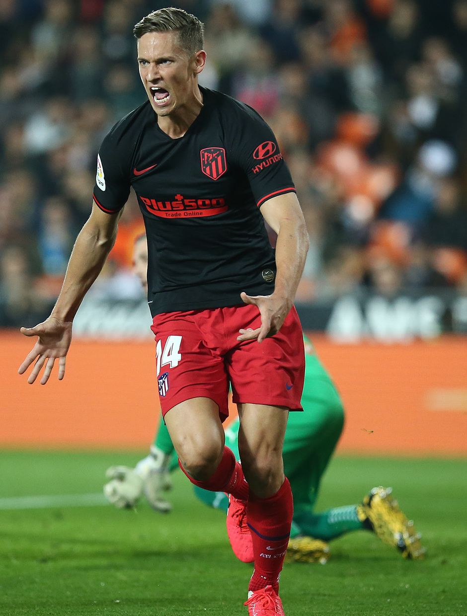 Buen partido y estreno goleador como atlético de Marcos Llorente.