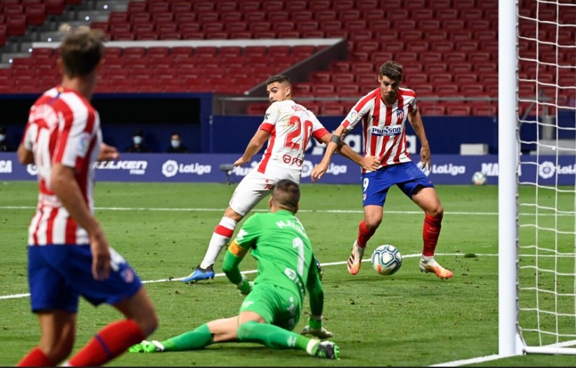 Segundo gol de la noche de Morata.