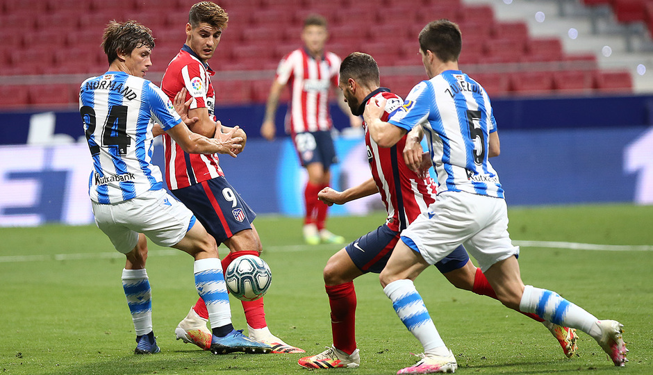 Koke marcó el gol del Atleti tras un gran jugada ofensiva del equipo.