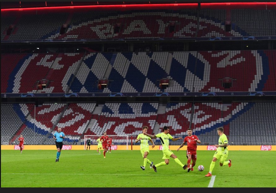 Bonita panorámica del Allianz Arena