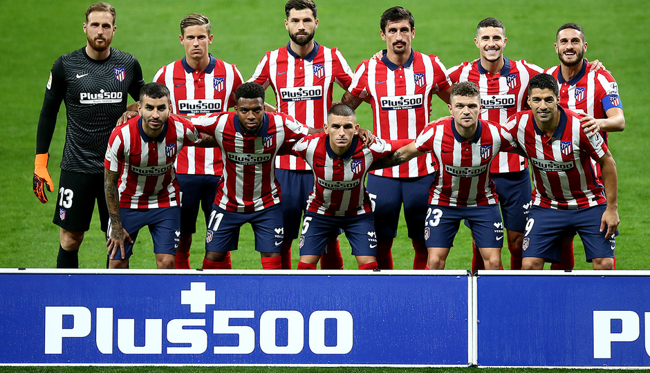 Equipo inicial en la vuelta a la Liga.