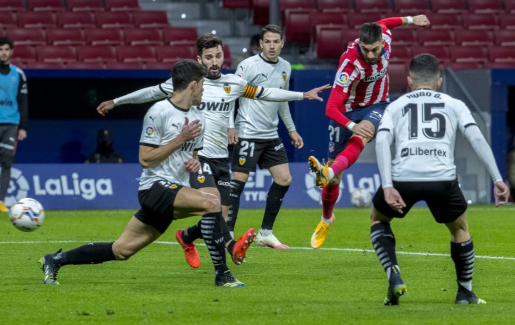 Carrasco, en plena forma, espectacular un día más.