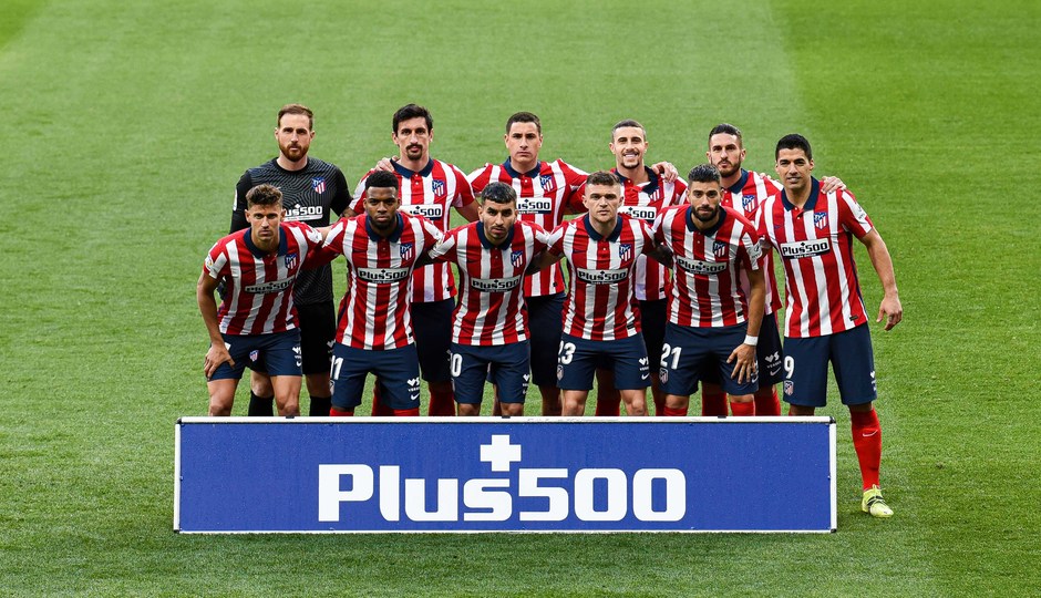 Once inicial que saltó al césped ante el Alavés. 
