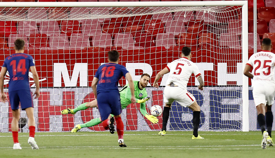 Segundo penalti parado por Oblak en dos jornadas ligueras consecutivas.
