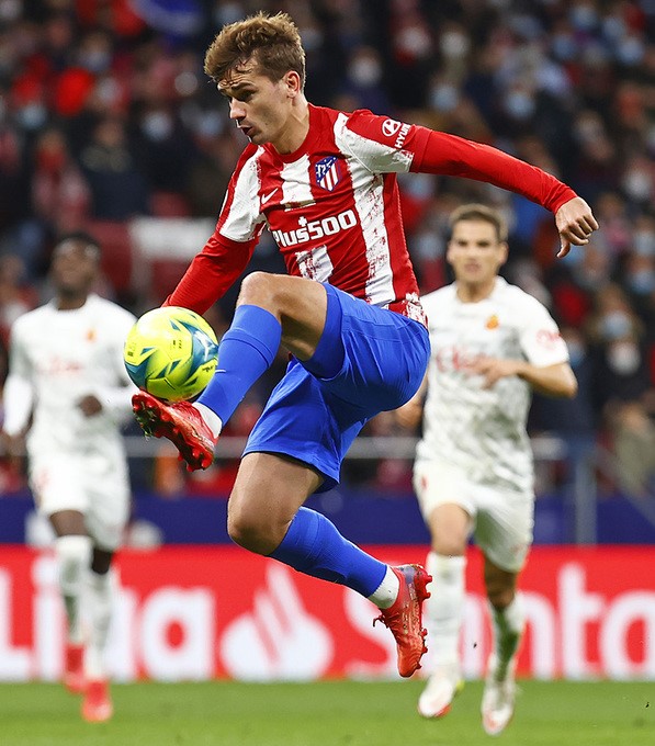 Griezmann, muy desdibujado y sin suerte en el partido.