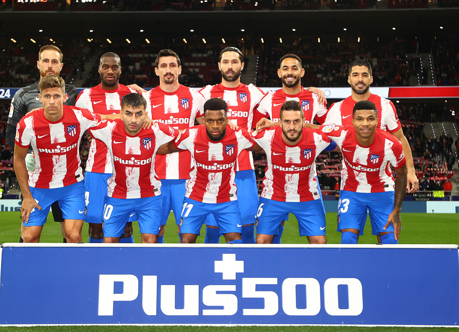 Equipo que saltó al Wanda Metropolitano para enfrentarse al Getafe.