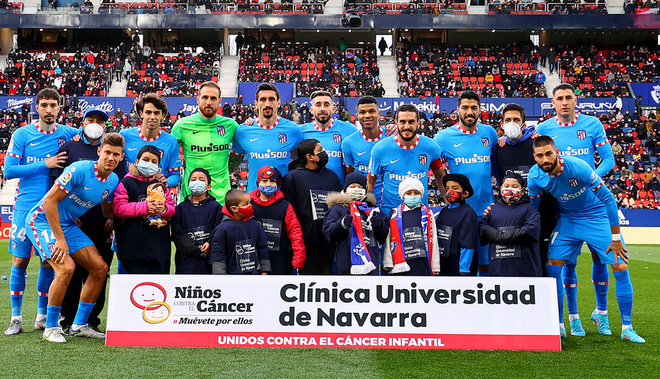Equipo inicial del Atleti que acabó ganando en el Sadar.
