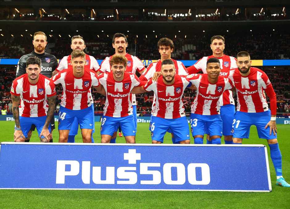 Equipo inicial que saltó al WAnda Metropolitano. 