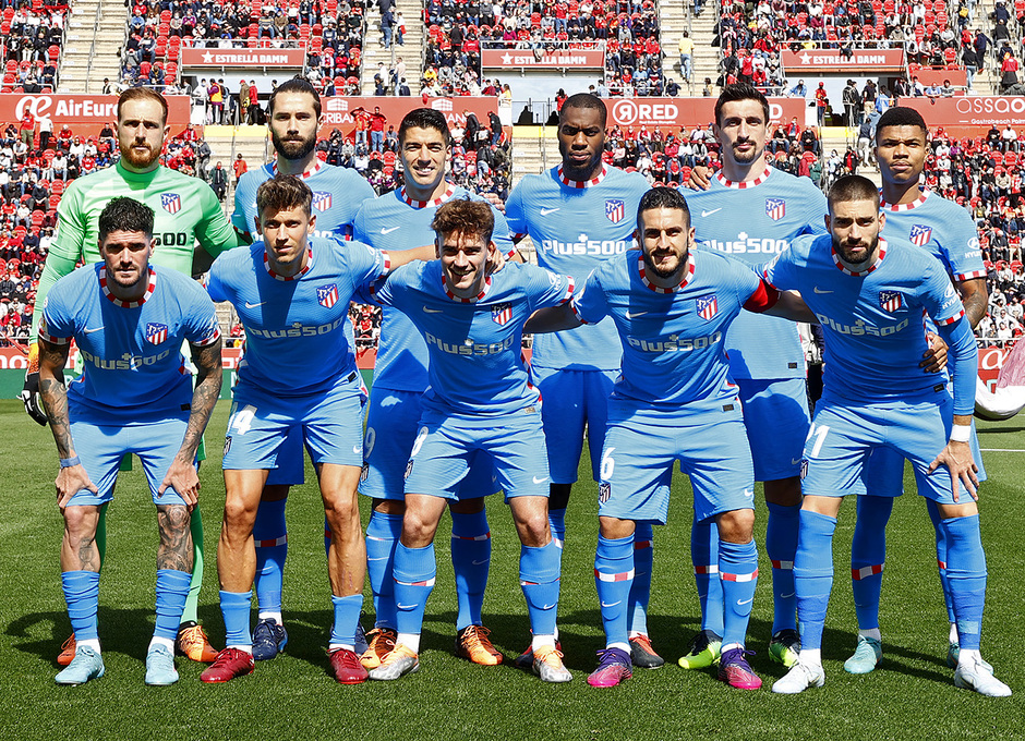 Equipo que jugó de inicio ante el Mallorca.