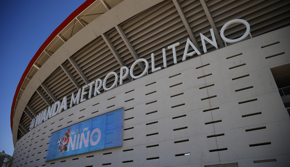 Día del Niño en el Wanda Metropolitano.