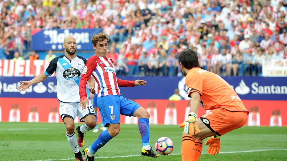 Gol de Griezmann a pase de Gameirio, que permitió sumar tres nuevos puntos a los rojiblancos.