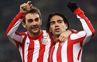 Adrián primero y Falcao después en dos ocasiones, derribaron la resistencia romana