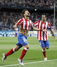 Diego marcó su primer gol como rojiblanco y se ganó al Caldderón Diego marcó su primer gol como rojiblanco y se ganó al Caldderón