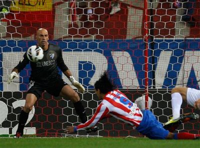 Falcao inauguró el marcador con un gran cabezazo Falcao inauguró el marcador con un gran cabezazo
