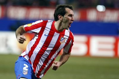 Godín marcó el gol de la victoria ante el Lazio