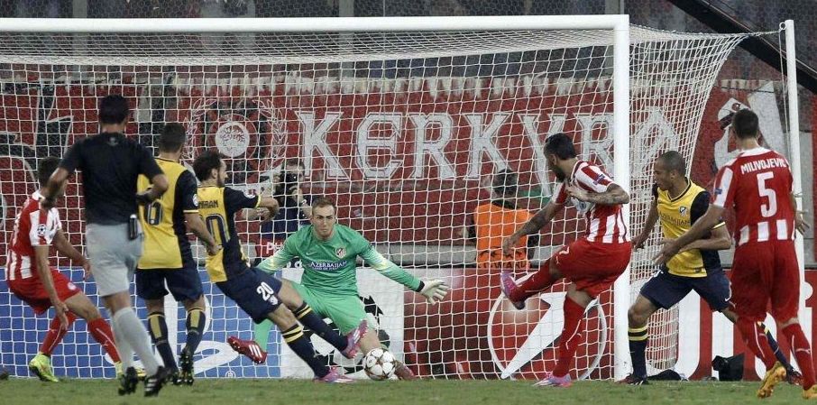 Este gol del Olimpiacos supuso la primera derrota de la temporada Este gol del Olimpiacos supuso la primera derrota de la temporada