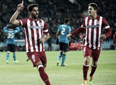 El golazo de Raúl García abrió la senda de la victoria ante los lusos El golazo de Raúl García abrió la senda de la victoria ante los lusos