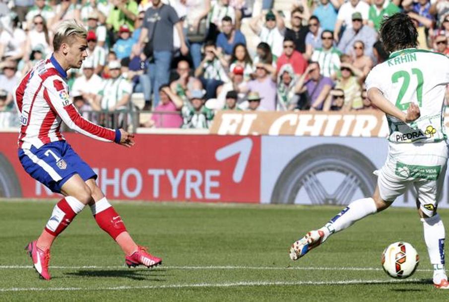 Griezmann abrió el marcador con un buen zurdazo Griezmann abrió el marcador con un buen zurdazo