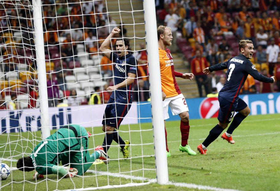 Griezmann marcó por partido doble para sentenciar el choque Griezmann marcó por partido doble para sentenciar el choque