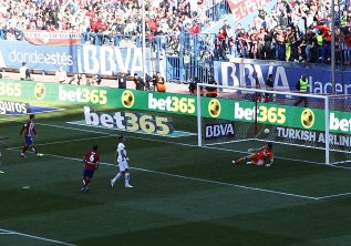 Koke abrió el marcador Koke abrió el marcador