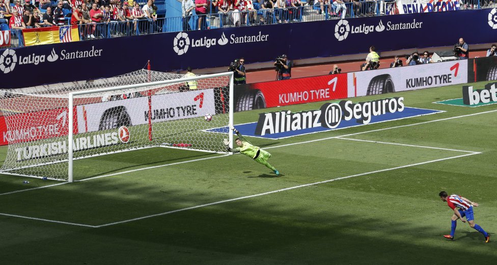 Griezmann marcó el tercero de la tarde, segundo en su cuenta particular 