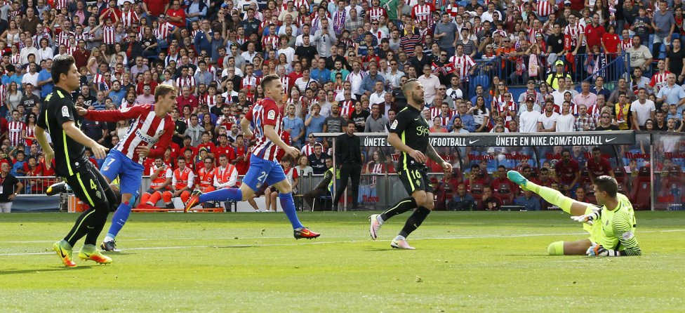 Griezmann inauguró el marcador nada más arrancar el partido