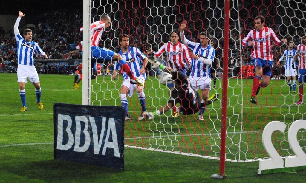 Clara ocasión en la porteria donostiarra que pudo evitar la derrota Clara ocasión en la porteria donostiarra que pudo evitar la derrota